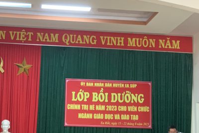 Bồi dưỡng chính trị hè 2023